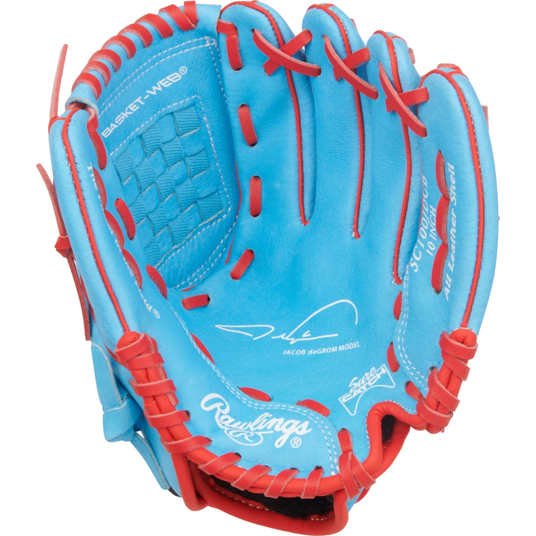 Rawlings Sure Catch Series Jacob Degrom Signature 10" Youth Baseball Fielding Glove - SC100JDCB