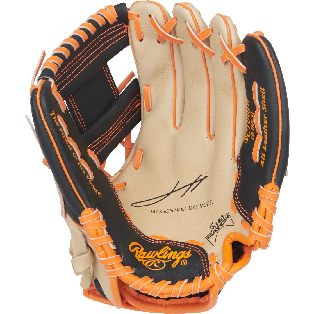 Rawlings Sure Catch Series Jackson Holliday Signature 10" Youth Baseball Fielding Glove - SC100JH