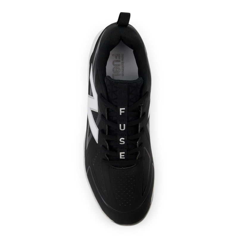 New Balance Women's FuelCell FUSE v5 Metal Fastpitch Softball Cleats - Black / Optic White - SMFUSEK5