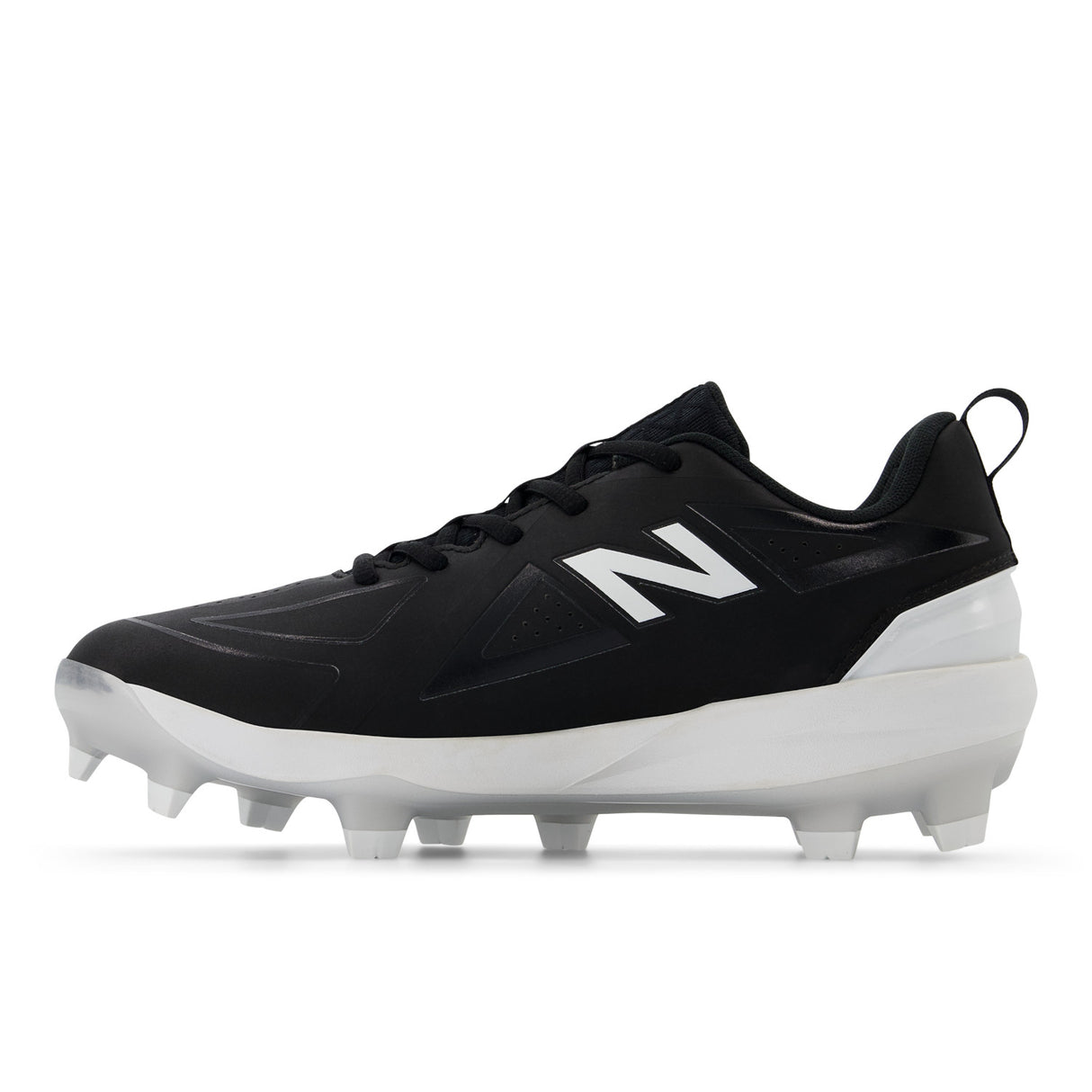 New Balance Women's FUSE v5 Molded Fastpitch Softball Cleats - Black/White - SPFUSEK5