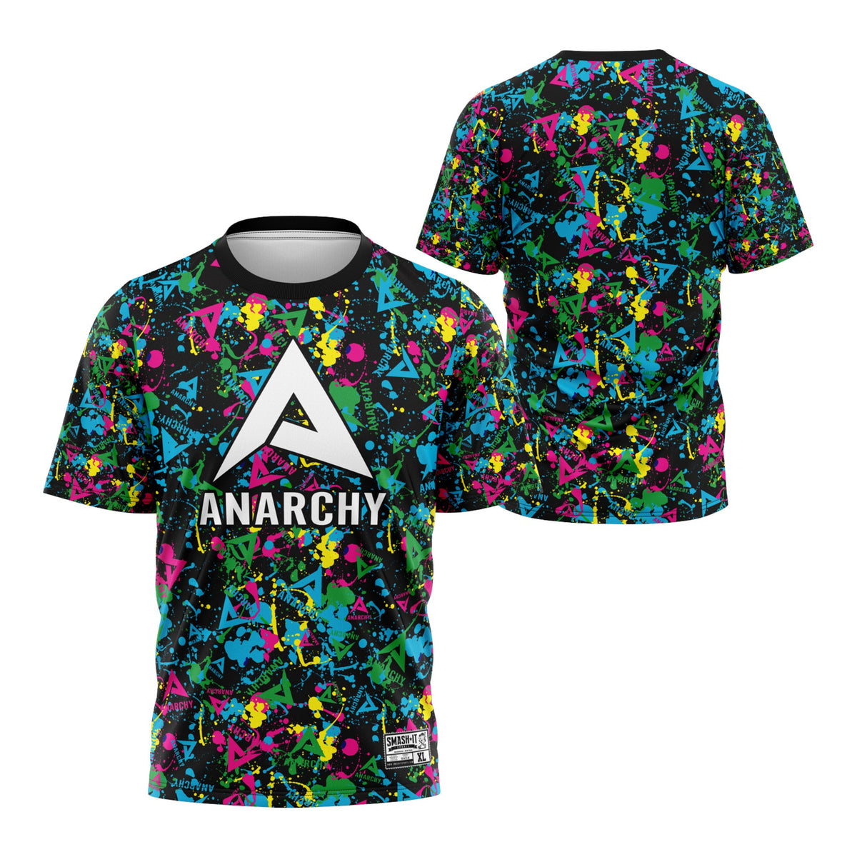 Anarchy Bat Company Short Sleeve Shirt - Neon Riot