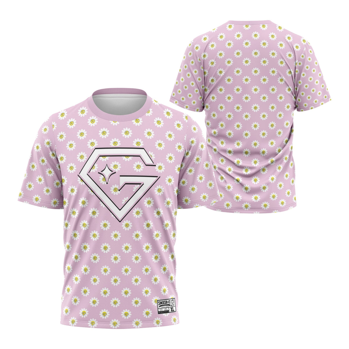 Gem Gloves Short Sleeve Shirt - Daisy Blossom