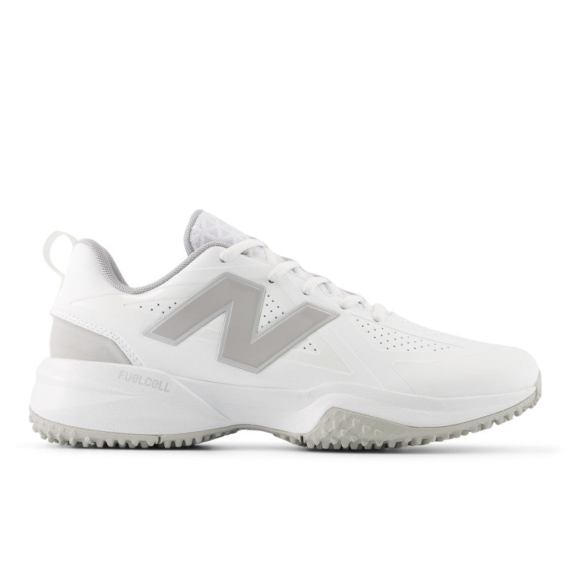New Balance Women's FUSE v5 Turf Trainer Softball Shoes - White/Raincloud - STFUSEW5