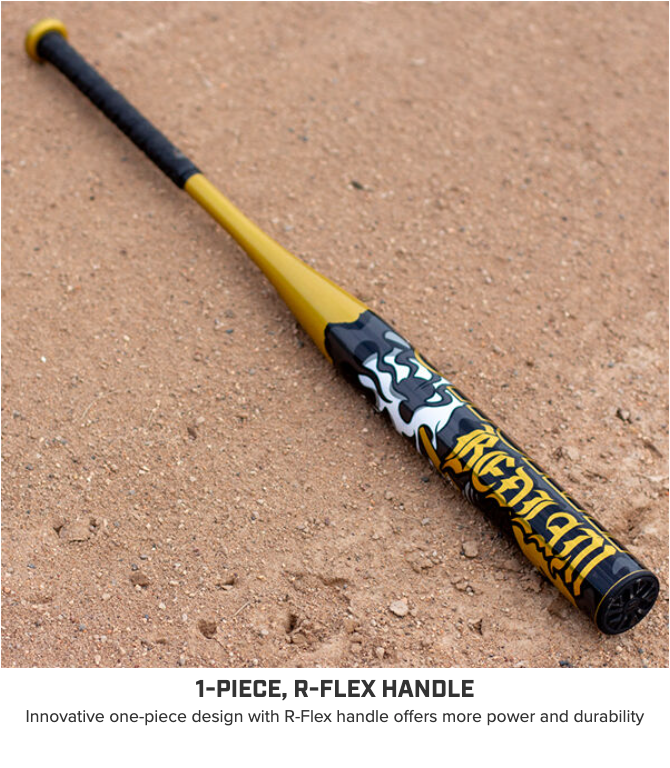 2025 Worth Bedlam Gold XL 1-Piece USSSA Slowpitch Softball Bat WSU5BEDG1L