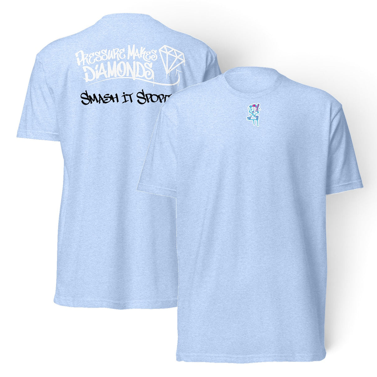 Smash It Sports T-Shirt - Pressure Makes Diamonds (Multiple Colors)