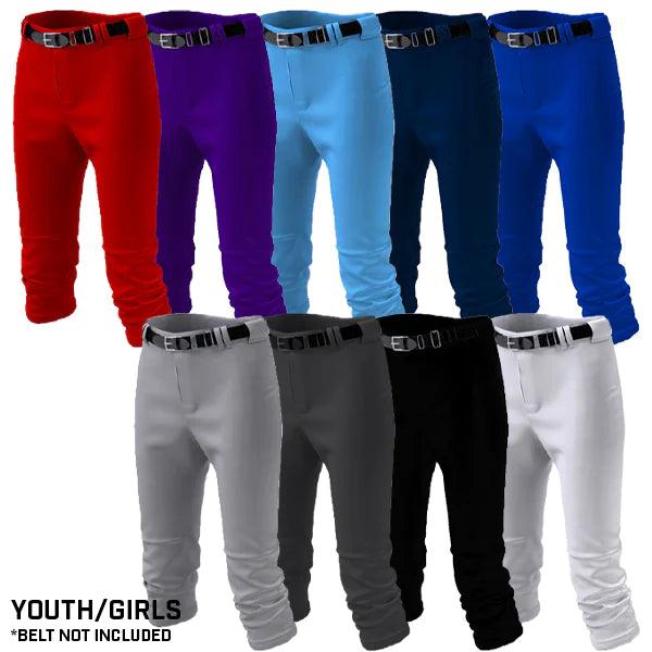 Youth girls baseball pants store
