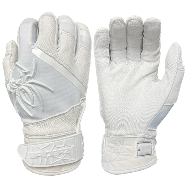 Spiderz PRO Premier Batting Gloves - Whiteout - Smash It Sports