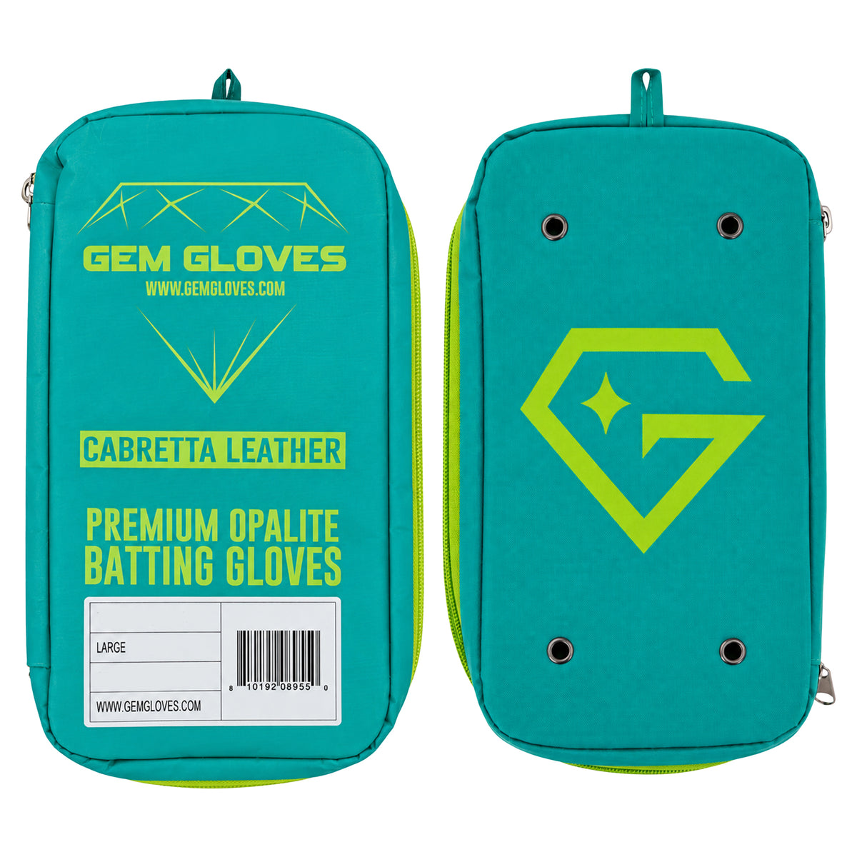 Gem Glove Opalite Batting Glove - Aztec Black/White