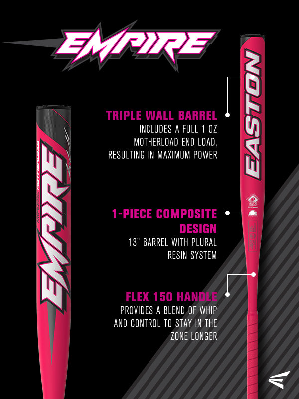 2026 Easton Empire Connell 1-Piece Loaded SSUSA Senior Slowpitch Softball Bat - ESS6EGC1X