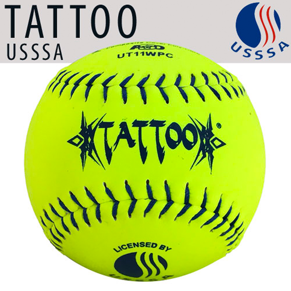 AD Starr Tattoo Classic W USSSA 11" Composite Slowpitch Softballs - UT11WPC - Smash It Sports