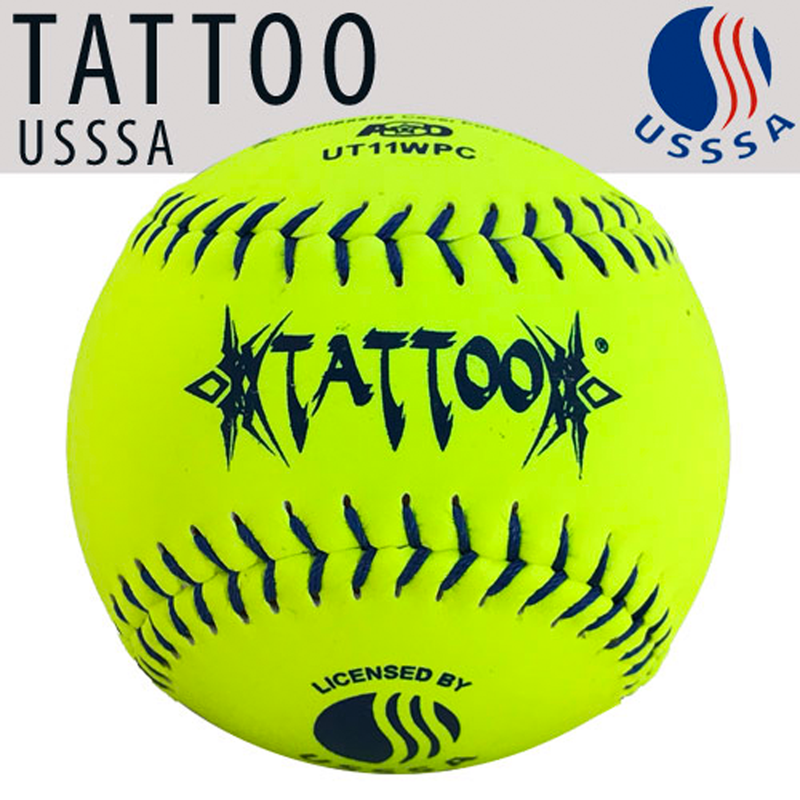 AD Starr Tattoo Classic W USSSA 11" Composite Slowpitch Softballs - UT11WPC