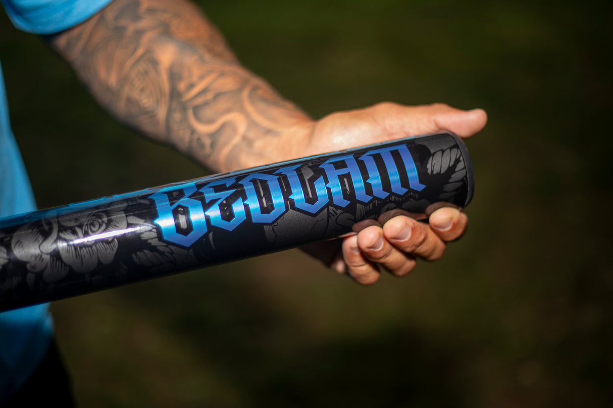 2026 Worth Bedlam Black XL 2-Piece USA/ASA Slowpitch Softball Bat - WSA6BDBKL
