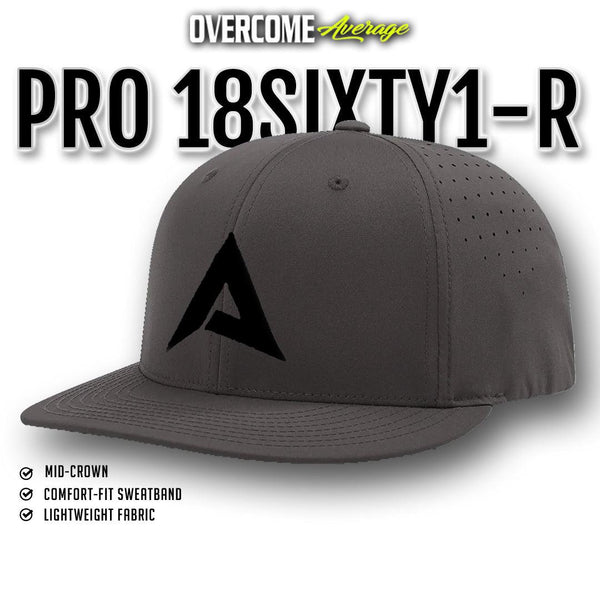 Anarchy - Pro 18SIXTY1-R Performance Hat - Charcoal/Black - Smash It Sports