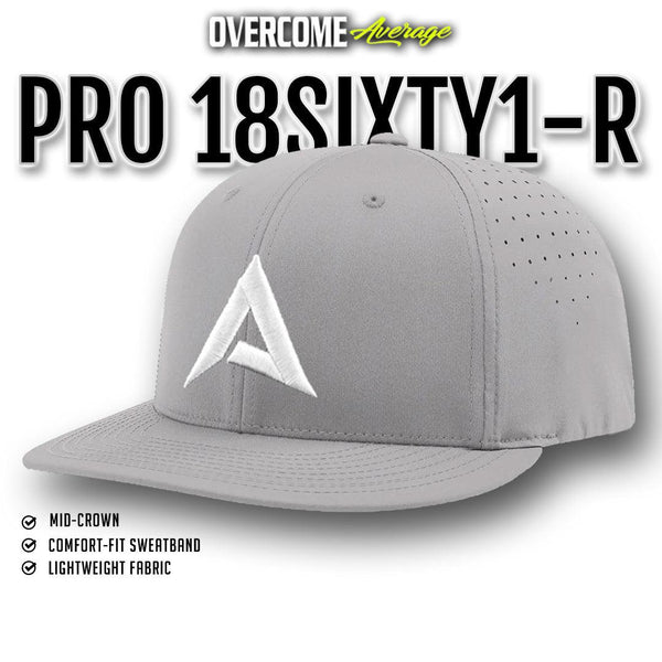 Anarchy - Pro 18SIXTY1-R Performance Hat - Grey/White - Smash It Sports