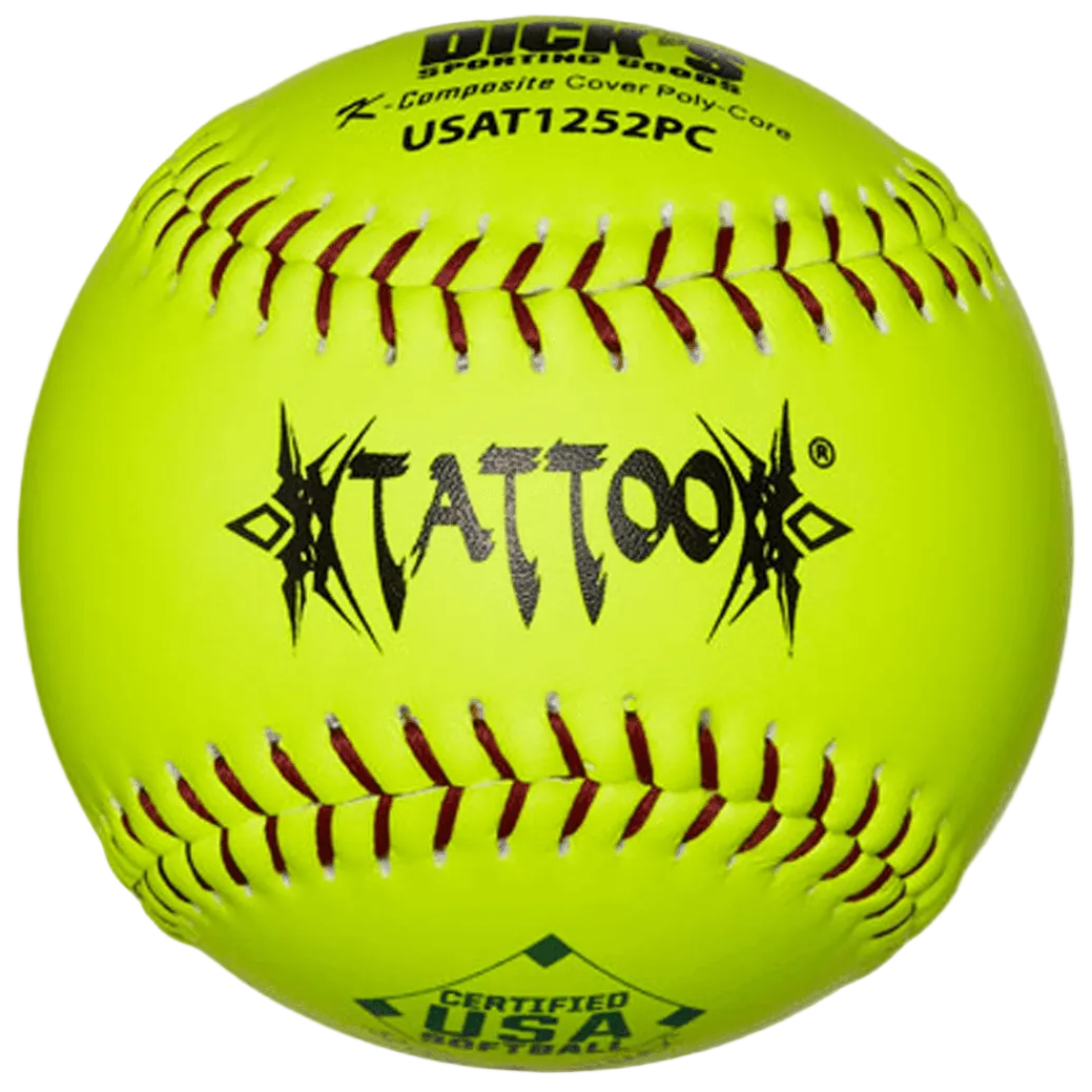 AD Starr Tattoo 52/300 USA/ASA 12" Slowpitch Softballs - USAT1252PC - Smash It Sports