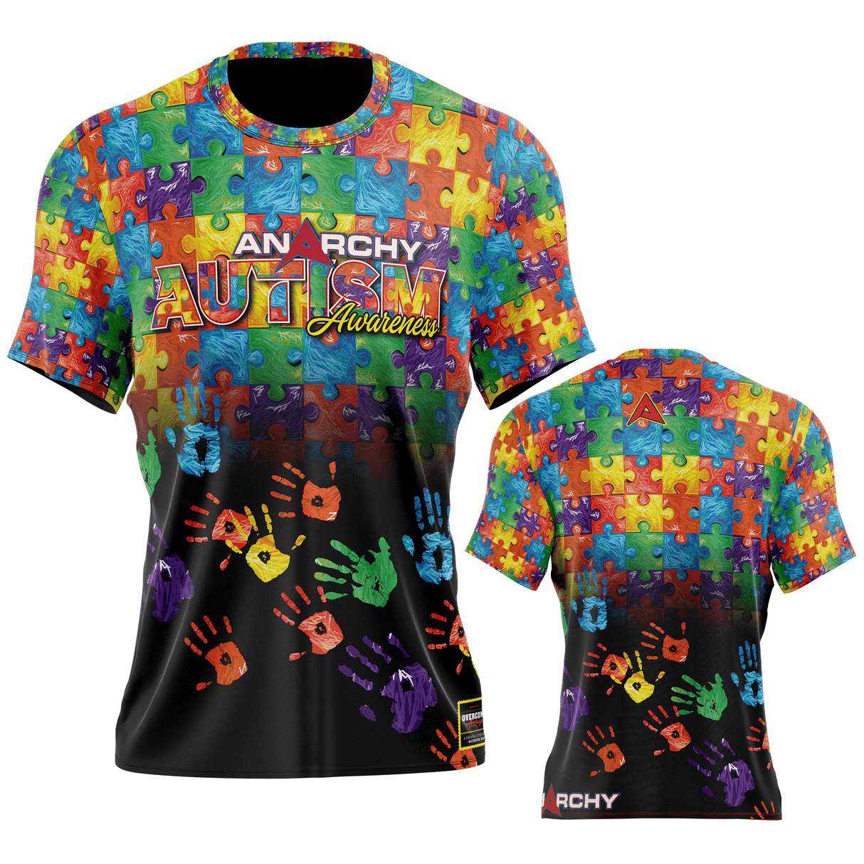 Anarchy Bat Company Short Sleeve Shirt - Autism Awareness - Smash It Sports