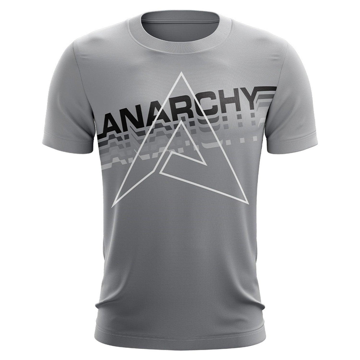 Anarchy Bat Company Short Sleeve Shirt - (Gray/New Logo Fade) - Smash It Sports