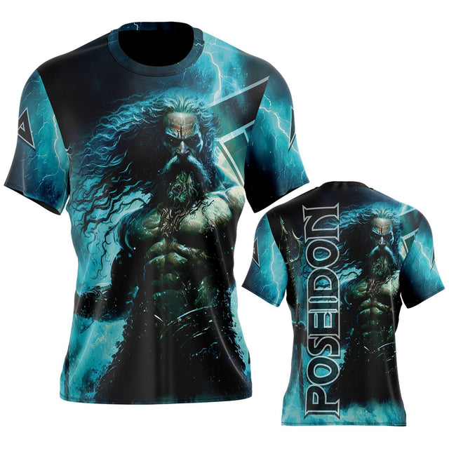 Anarchy Bat Company Short Sleeve Shirt - Poseidon - Smash It Sports