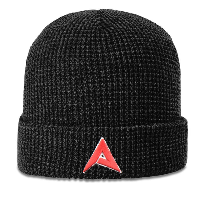 Anarchy Waffle Beanie #146 (Black) - Smash It Sports