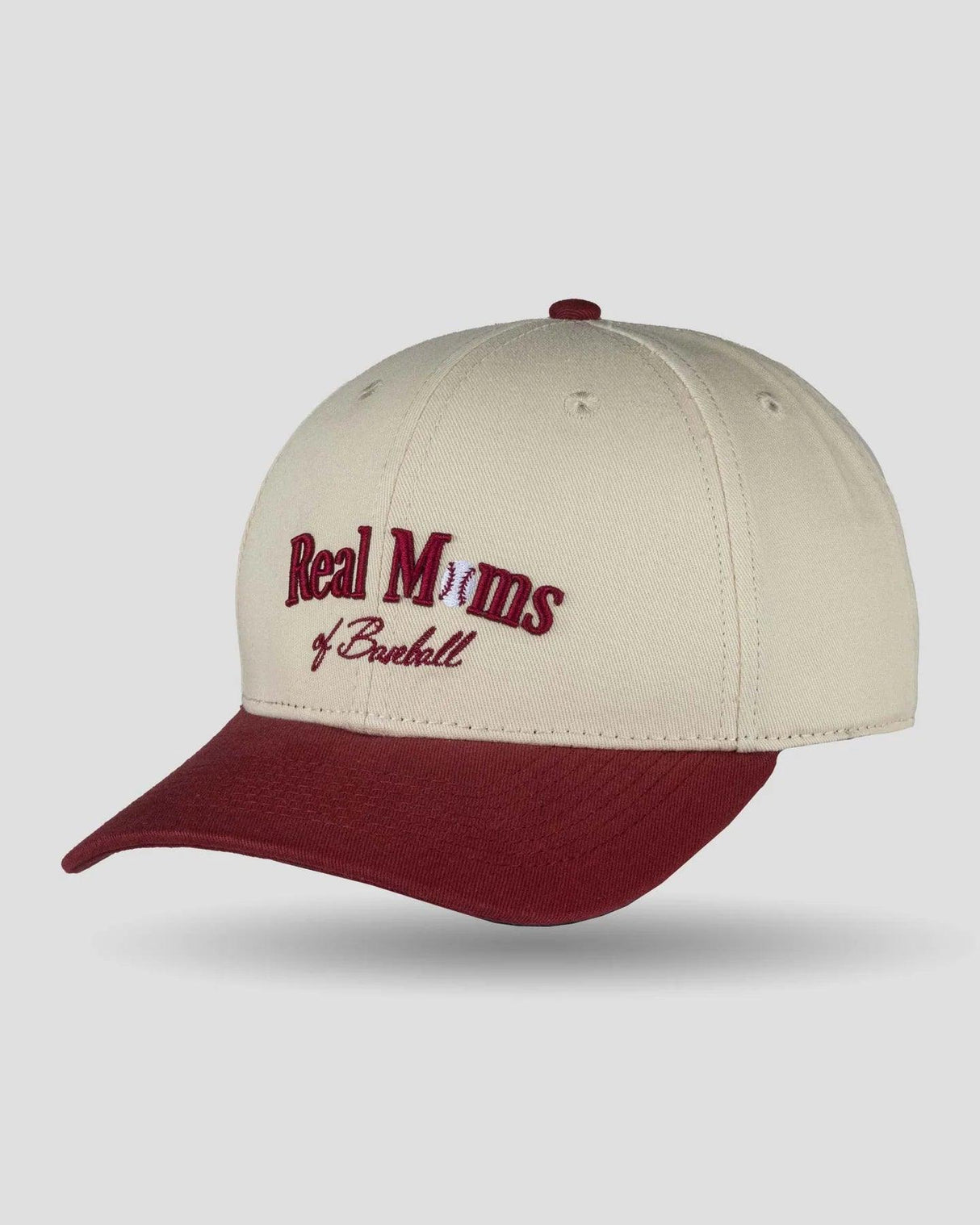 Baseballism Real Moms of Baseball Shallow Crown Snapback