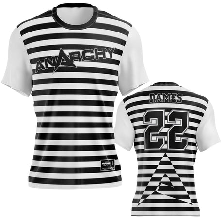 Black/White Fusion - Short Sleeve Jersey (Customized Buy-In) - Smash It Sports