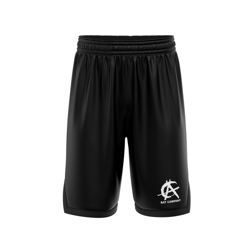 Conquer Vent Max Anarchy Shorts (Black/White) - Smash It Sports
