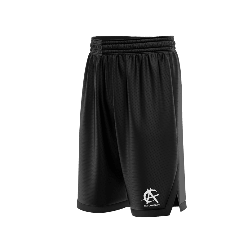 Conquer Vent Max Anarchy Shorts (Black/White) - Smash It Sports
