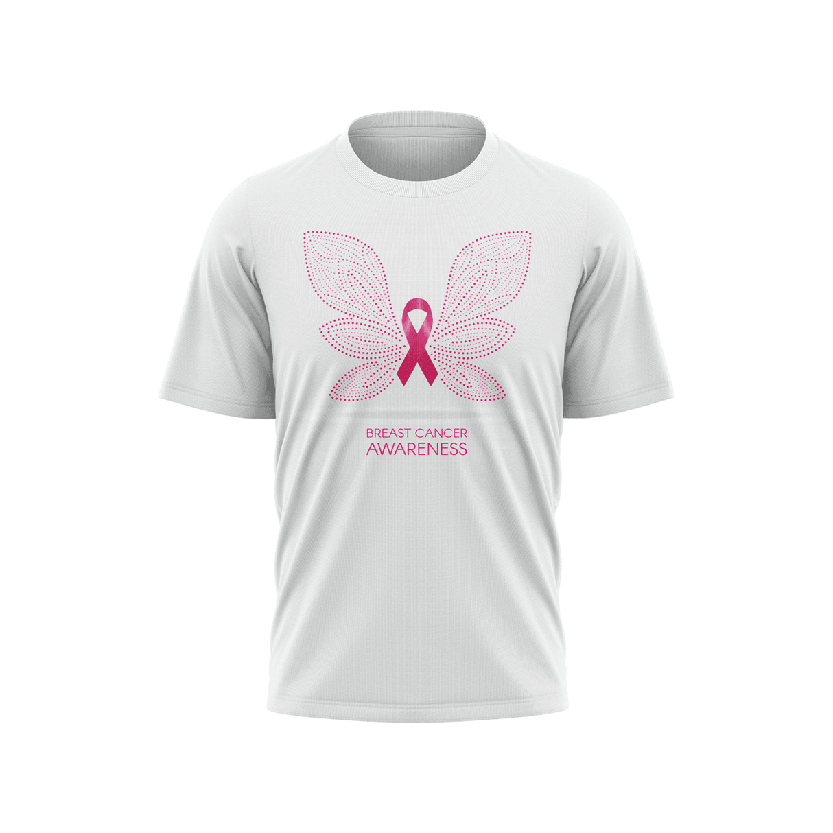 Breast Cancer Awareness Short Sleeve Shirt - Butterfly - Smash It Sports