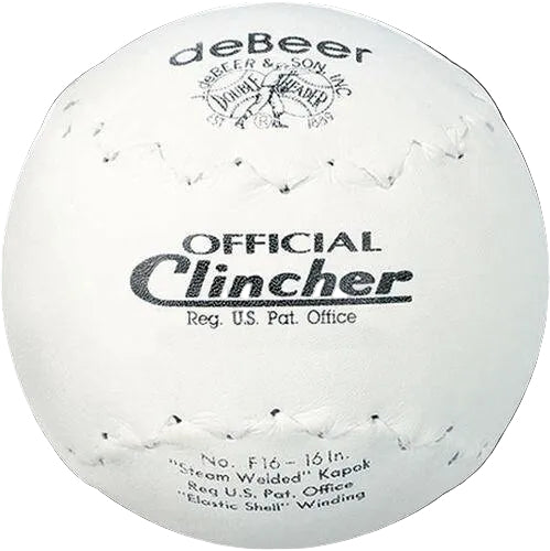 deBEER 16in Clincher Softballs - Smash It Sports