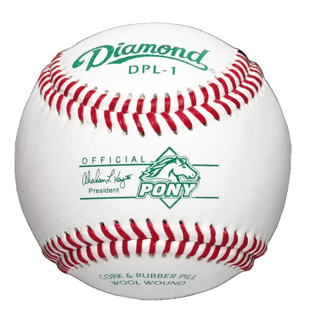 Diamond Sports Pony League Competition Grade Baseballs: DPL-1 - Smash It Sports