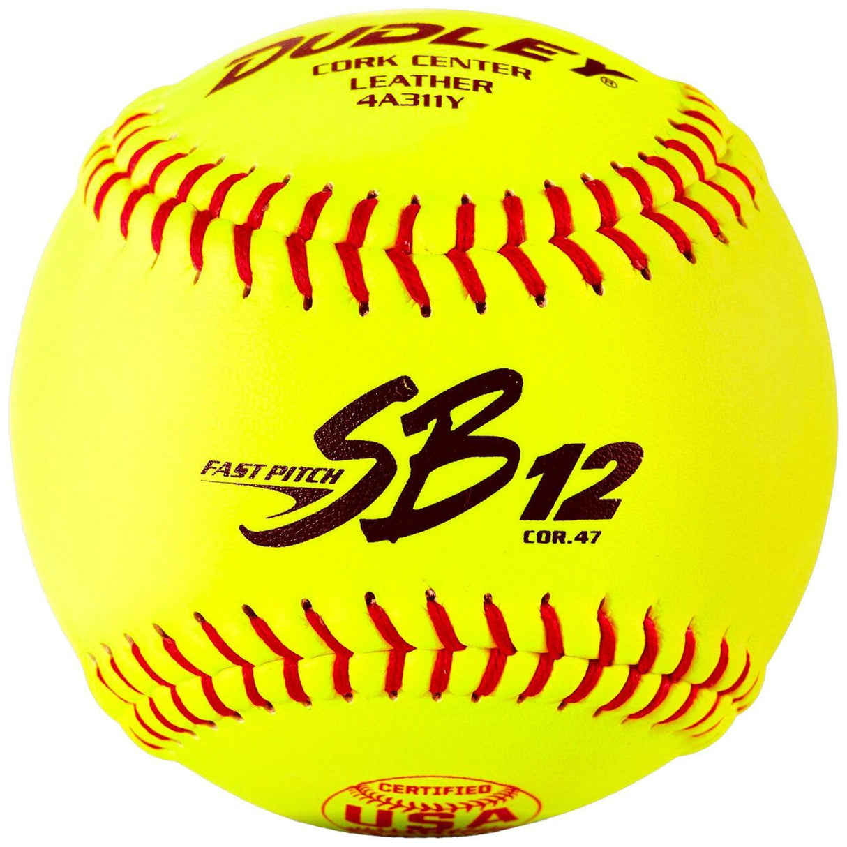 Dudley 12" USASB SBC Fastpitch Softballs - 4A311Y - Smash It Sports