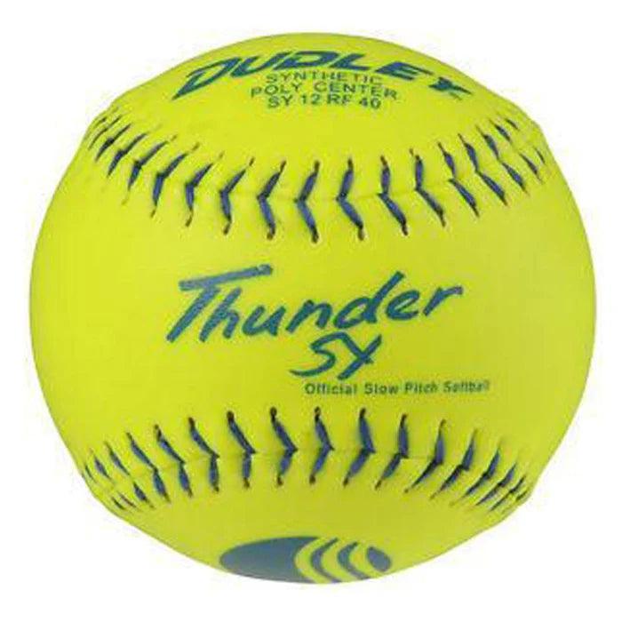 Dudley Thunder SY Classic M USSSA 12" Slowpitch Softballs - 4U541Y - Smash It Sports