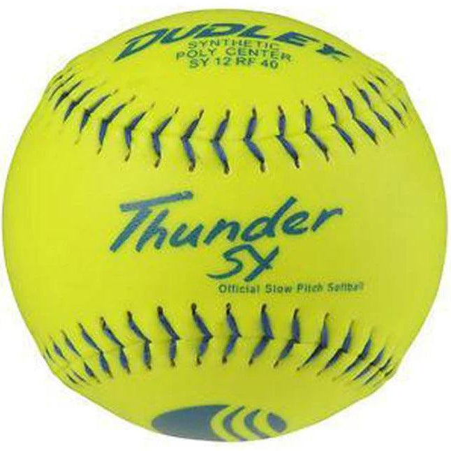 Dudley Thunder SY Classic M USSSA 12" Slowpitch Softballs - 4U541Y - Smash It Sports