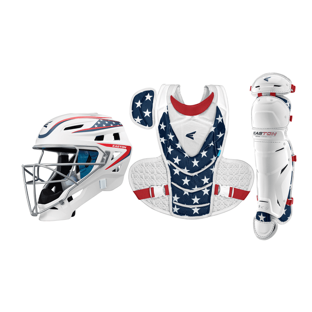 Easton Jen Schro The Very Best Fast Pitch Catcher's Set - Stars and Stripes - Smash It Sports