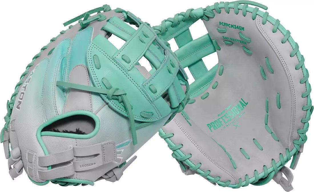 Easton Professional Collection Color Splash 2.0 34" Fastpitch Catchers Mitt/Glove - PCFPCM34GM - Smash It Sports