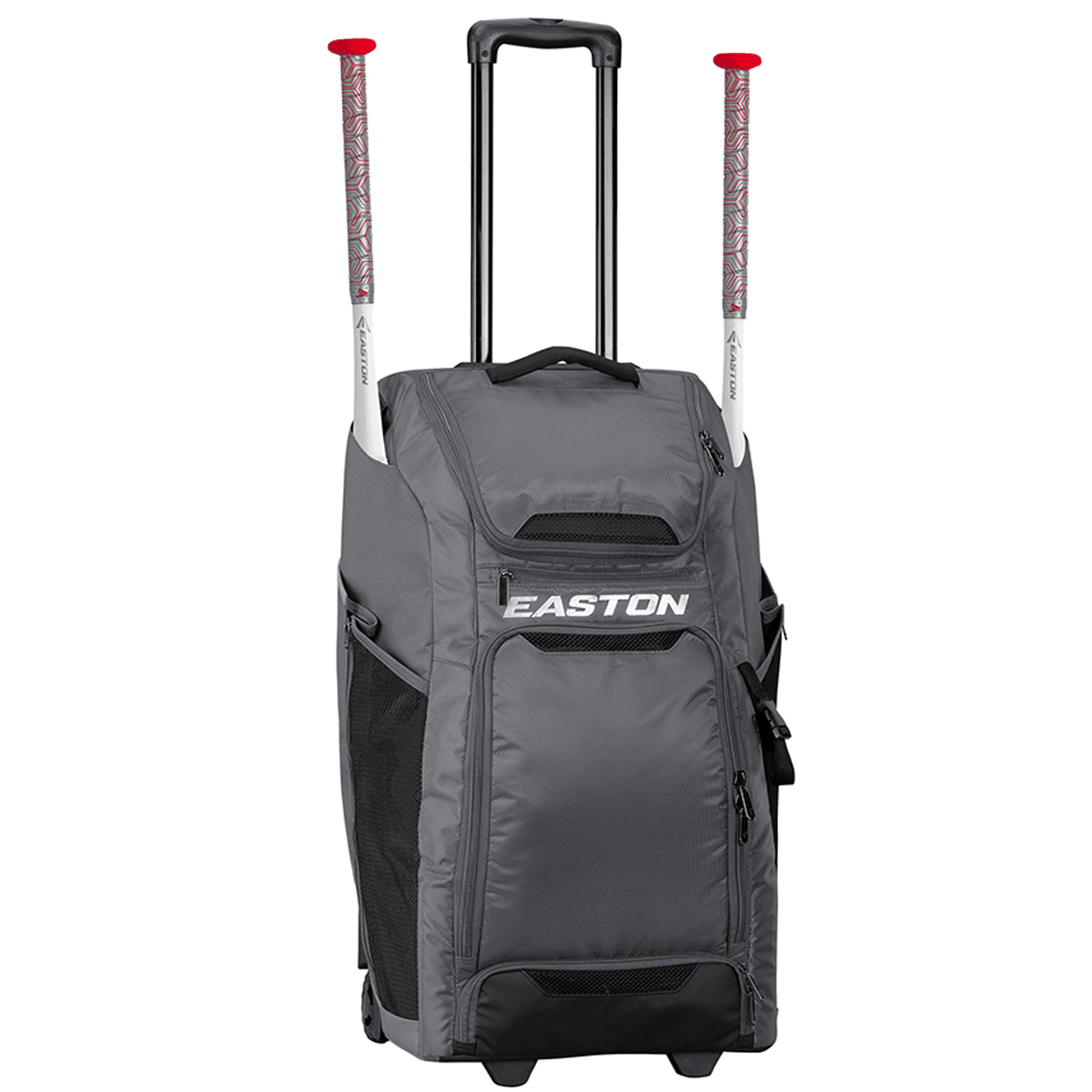 Easton Wheeled Catcher's Bag (Charcoal) - Smash It Sports