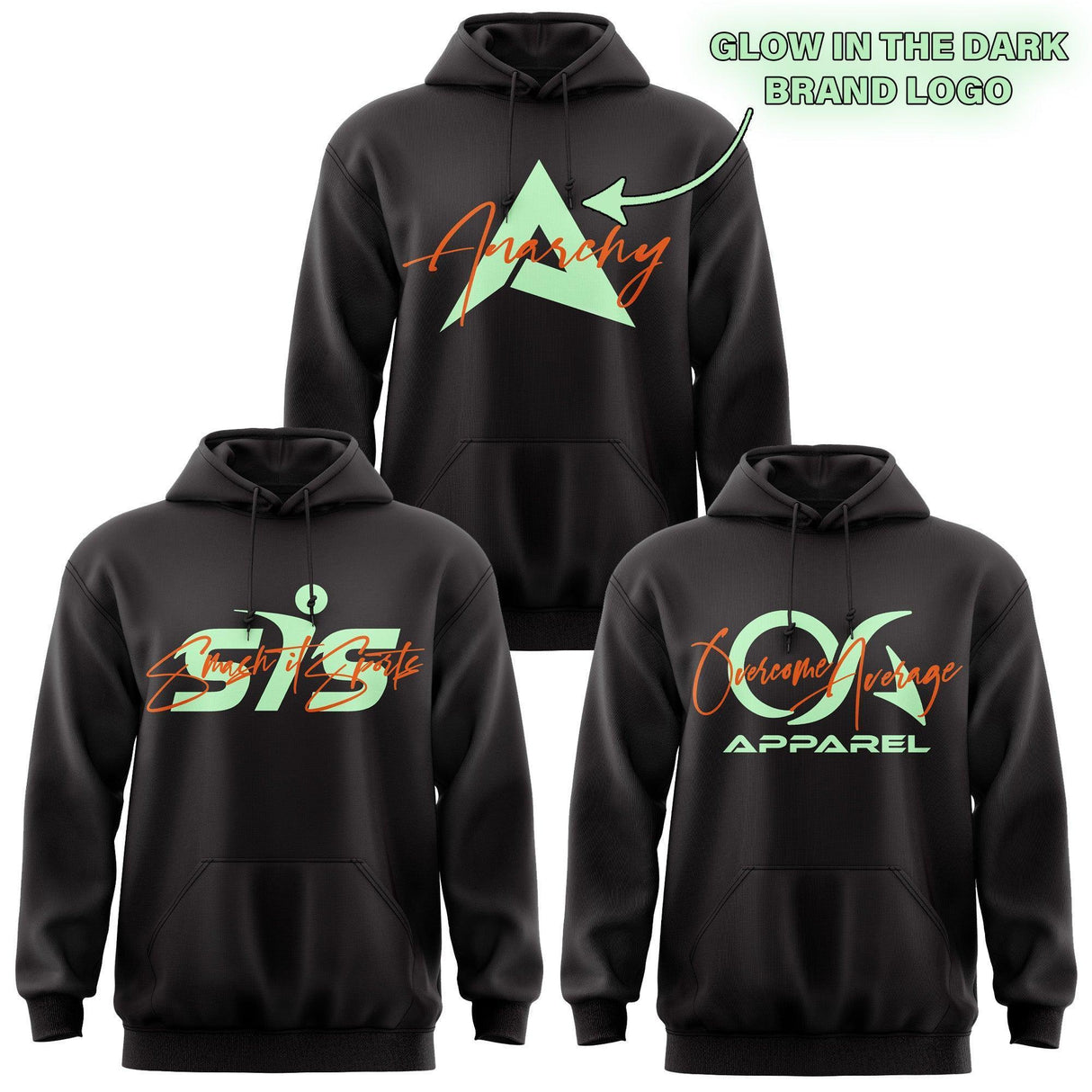 Element Fleece Hoodie - Haunted Glow - Smash It Sports