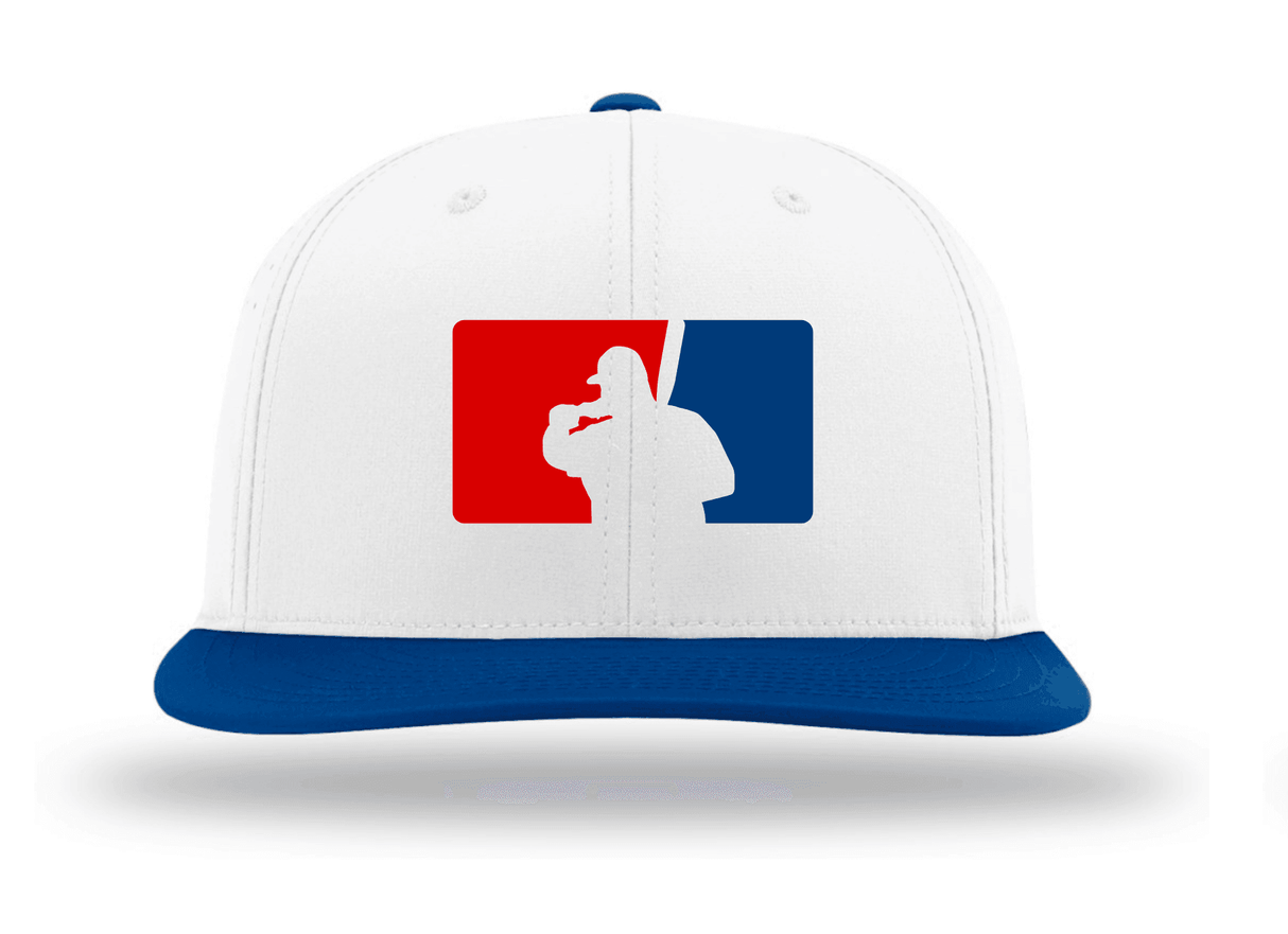 Fat Guy BP Fitted Hat - PTS30 (Red/White/Royal) - Smash It Sports