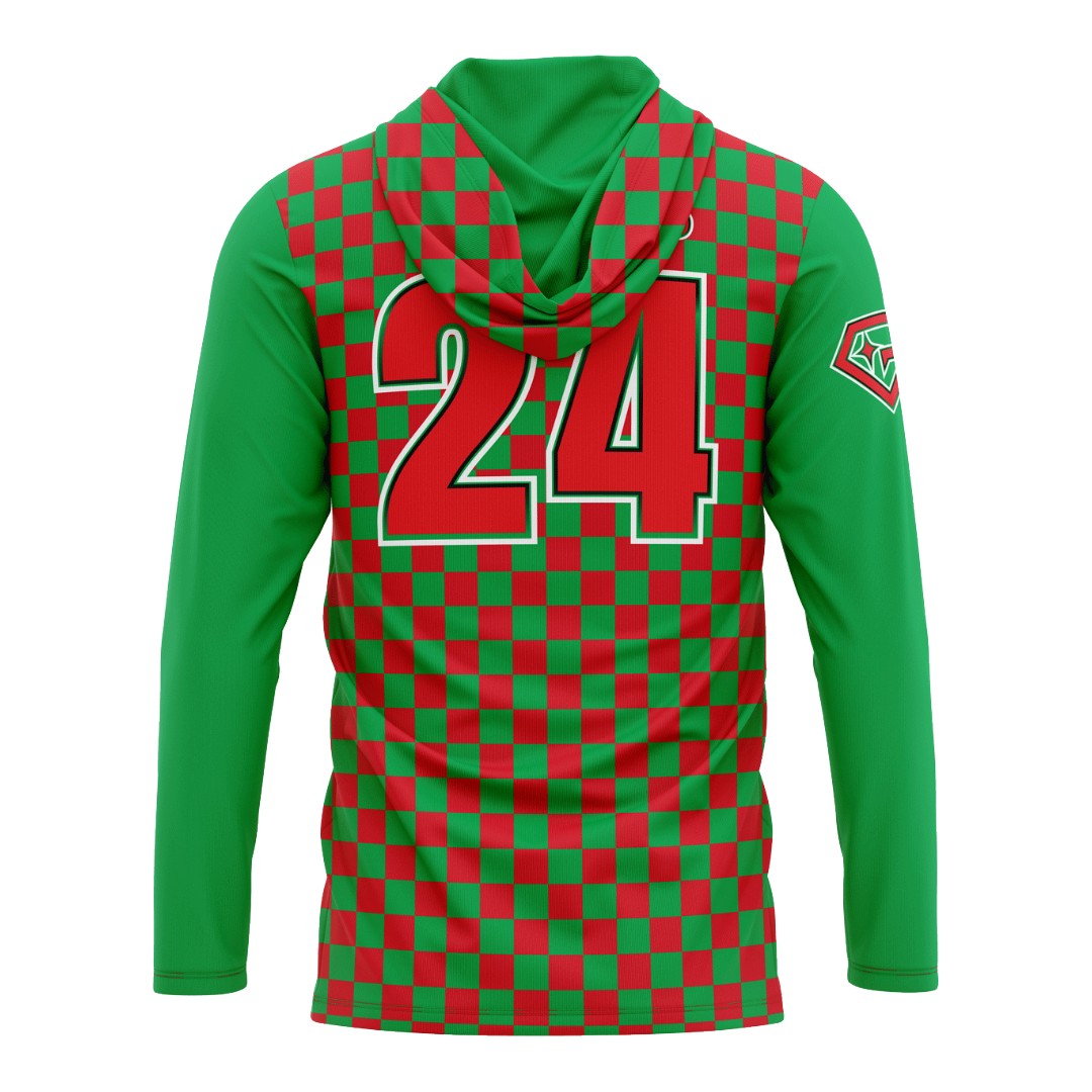 Gem Gloves Holiday Bling - Hooded Long Sleeve (Customized Buy-In)