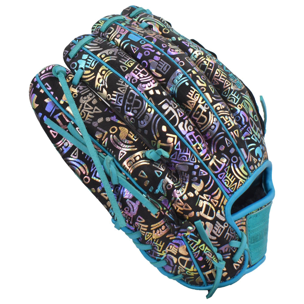 Gem Gloves Softball Fielding Glove - GEM035 Holographic Aztec - Smash It Sports