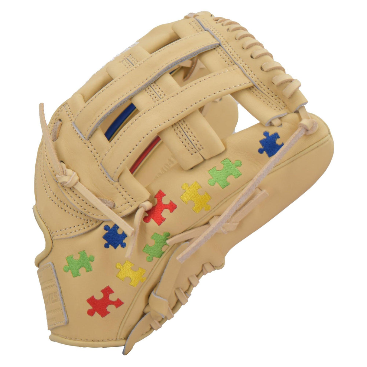 Gem Gloves Softball Fielding Glove - GEM041 Autism Awareness - Smash It Sports