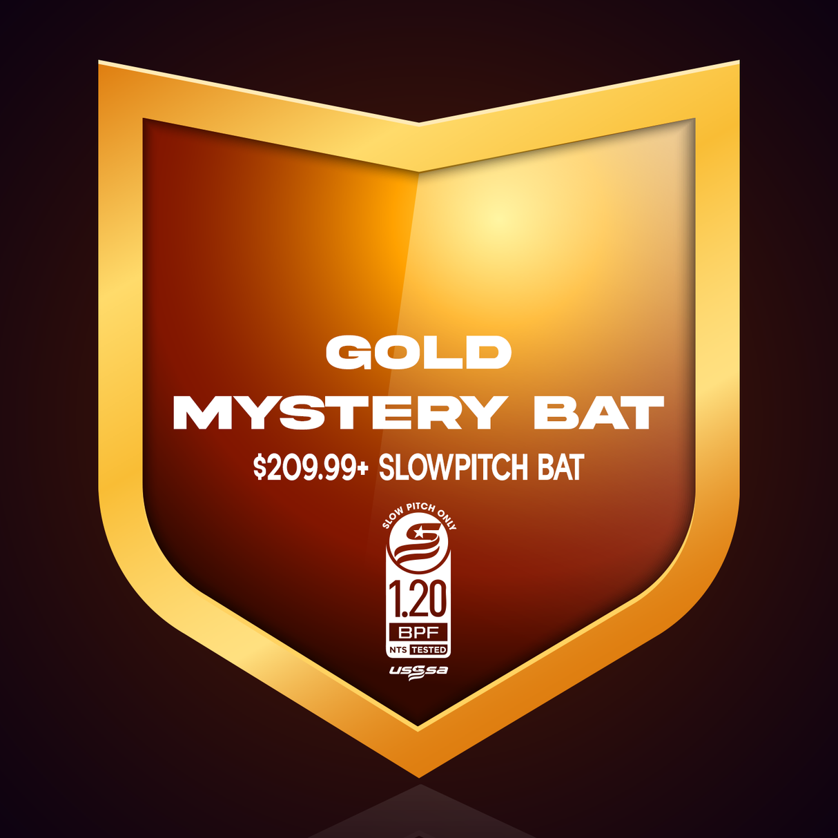 Gold Mystery USSSA Slowpitch Bat