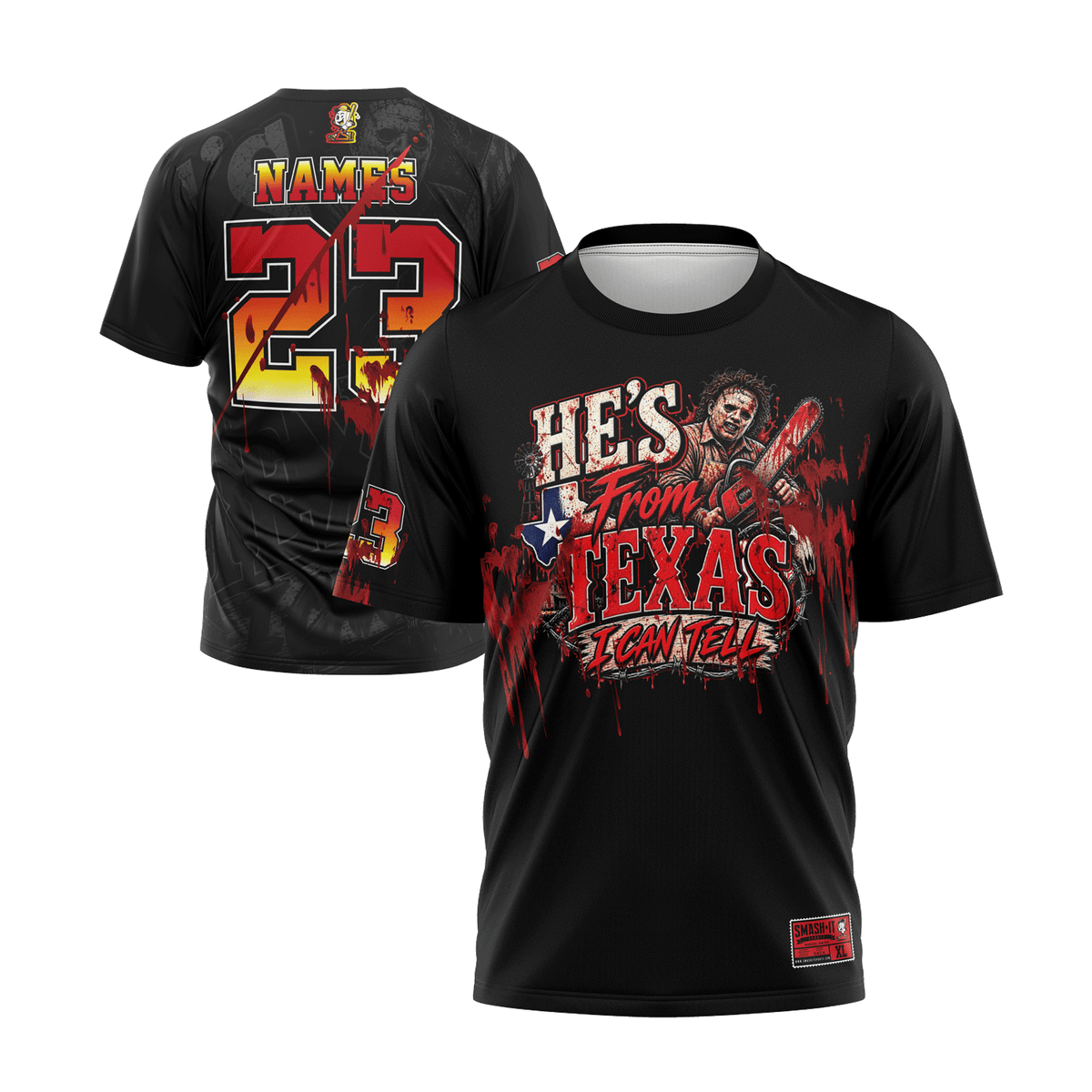 2026 Smash It Sports Halloween Short Sleeve Jersey (Customized Buy-In) Texas