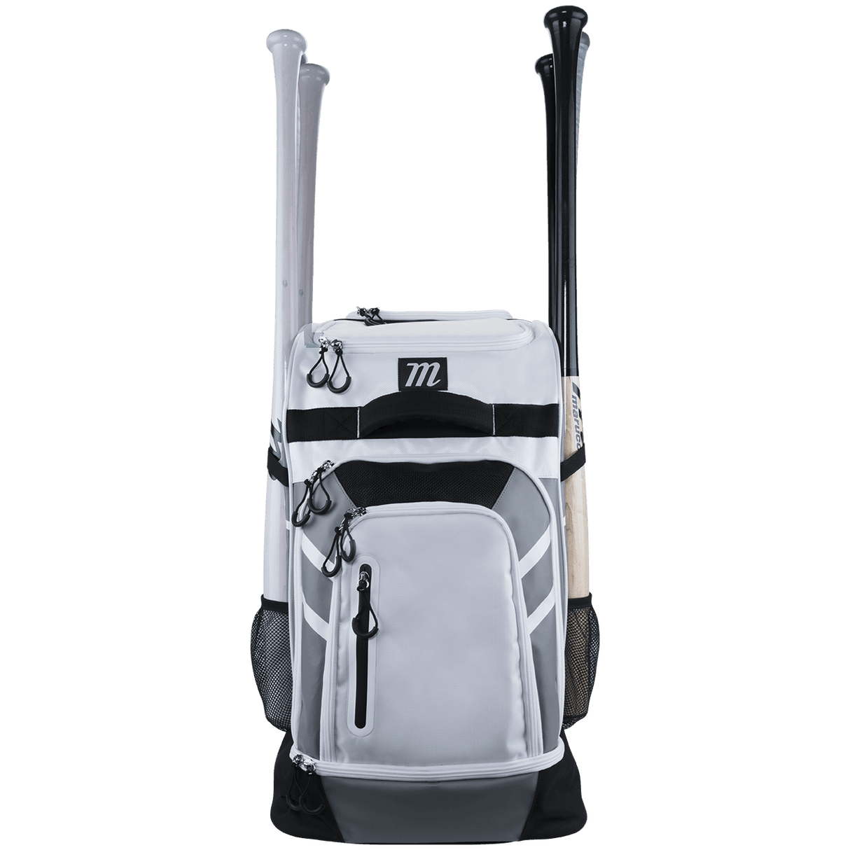Marucci Convoy Wheeled Bat Bag Roller - White - Smash It Sports