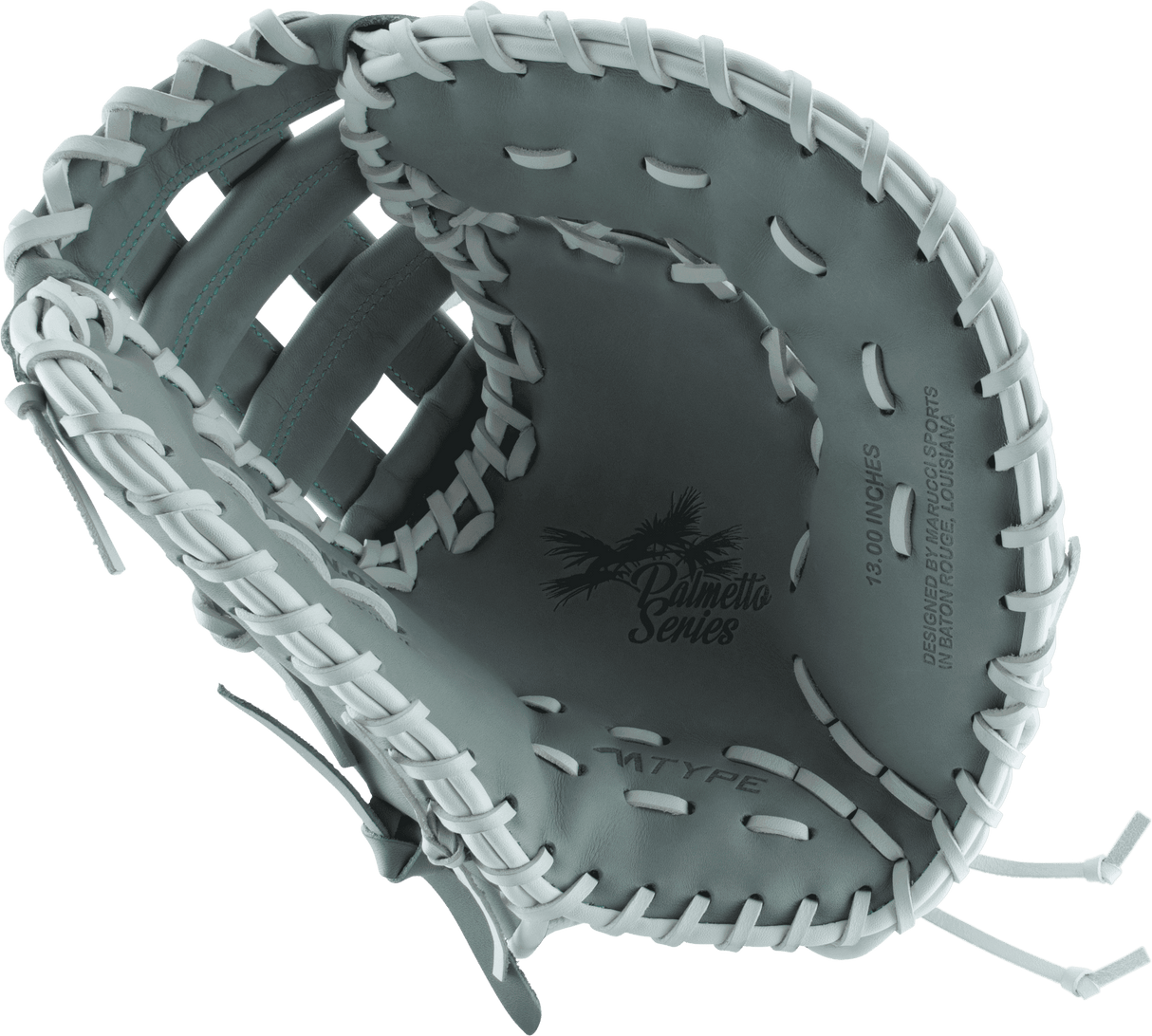 Marucci Palmetto 13" Fastpitch Softball First Base Mitt/Glove - MFG3PL39S2FP-GY - Smash It Sports