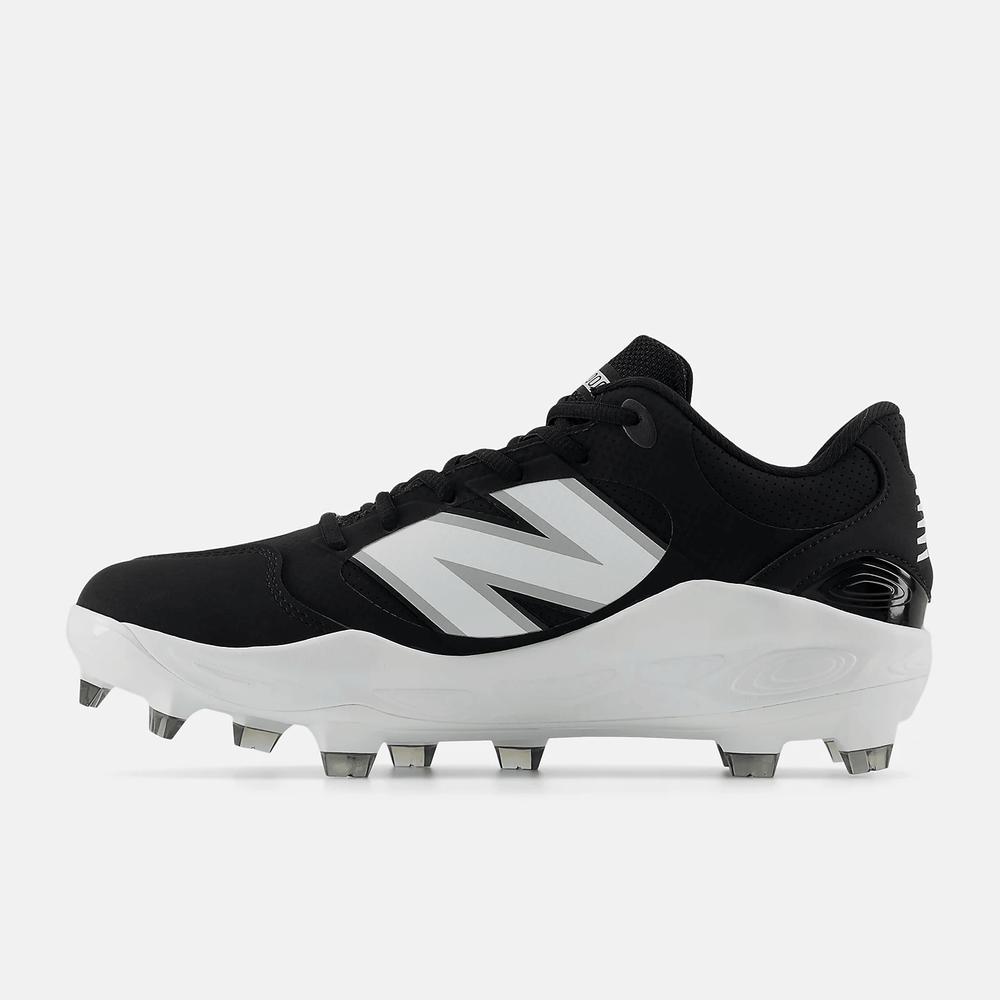 New Balance Men's Fresh Foam 3000 v7 Synthetic Molded Baseball Cleats - Black - PL3000S7 - Smash It Sports