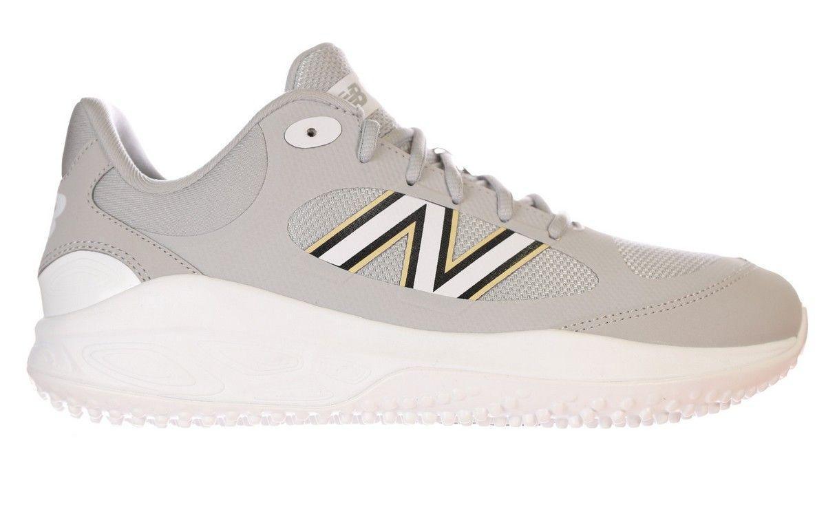 New Balance Men's Fresh Foam 3000 v7 Turf Baseball Shoes - Grey Raincloud - T3000TG7 - Smash It Sports