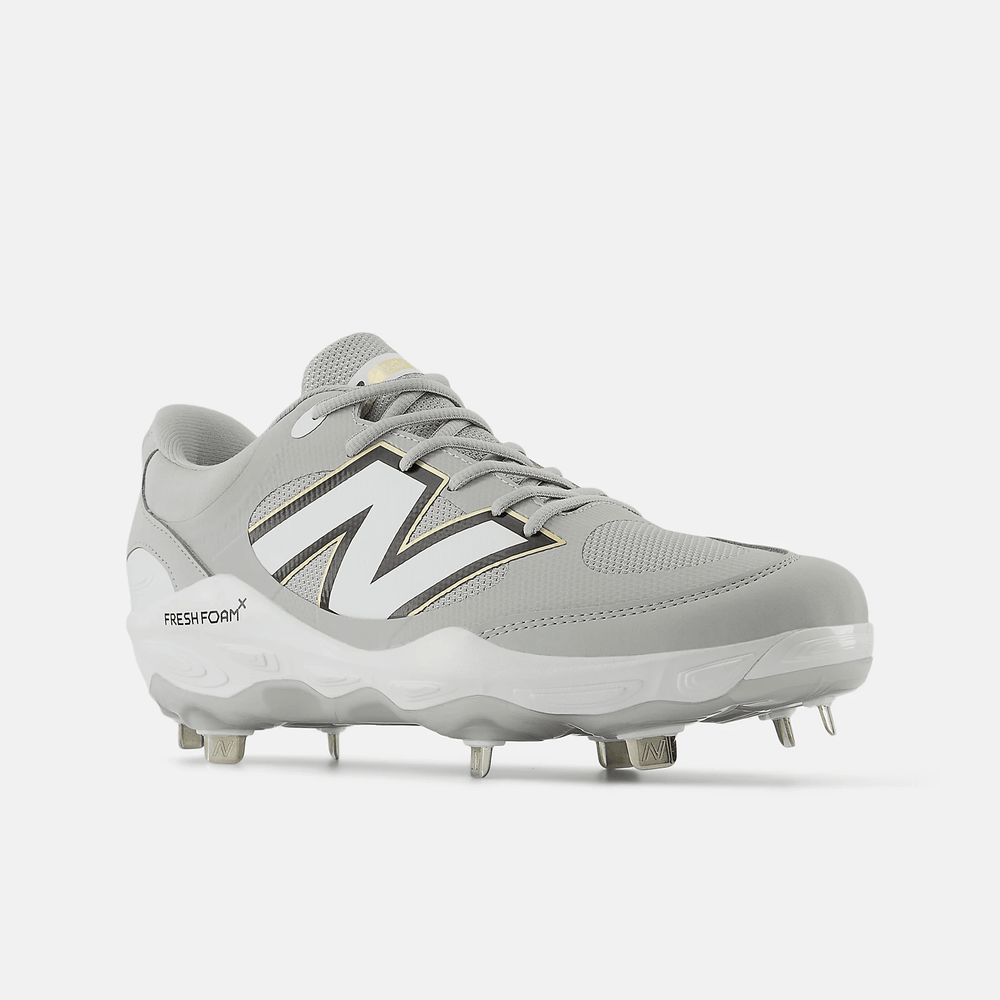New Balance Men's Fresh Foam X 3000 v7 Metal Baseball Cleats - Raincloud - L3000TG7 - Smash It Sports