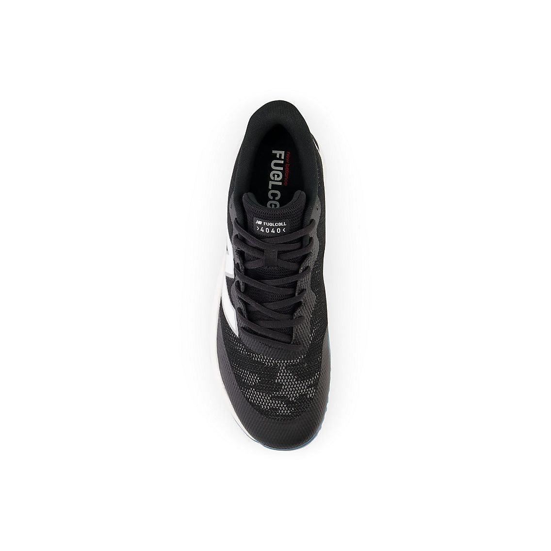 New Balance Men's FuelCell 4040 V7 Turf Baseball Shoes - Black / Optic White / Ice Blue - T4040BK7 - Smash It Sports