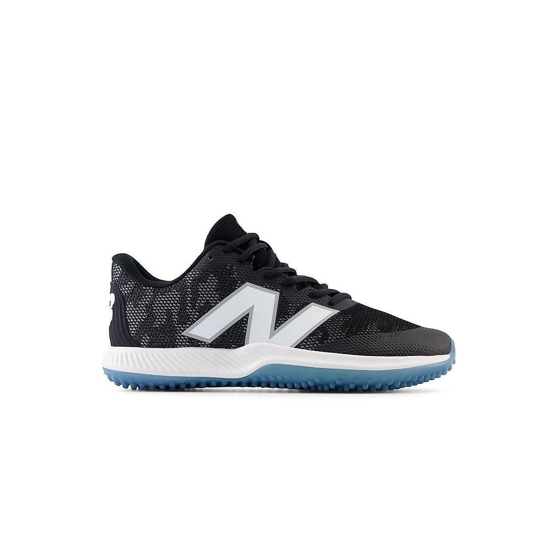 New Balance Men's FuelCell 4040 V7 Turf Baseball Shoes - Black / Optic White / Ice Blue - T4040BK7 - Smash It Sports